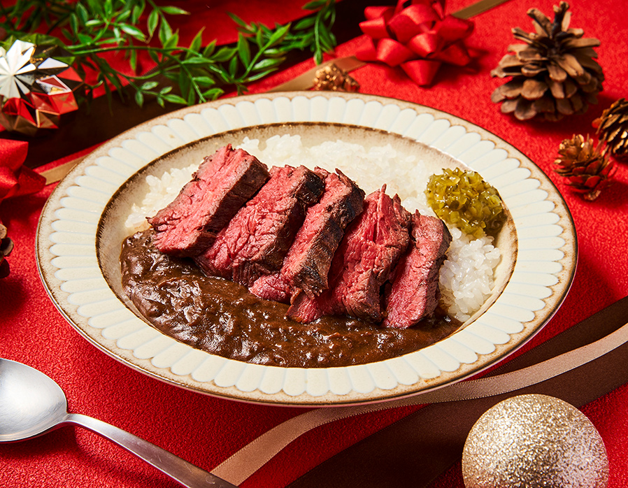 熟成赤身ステーキ スパイスカレーの写真